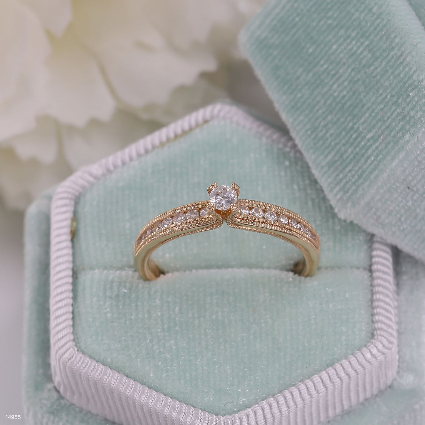 טבעת יהלום 85448