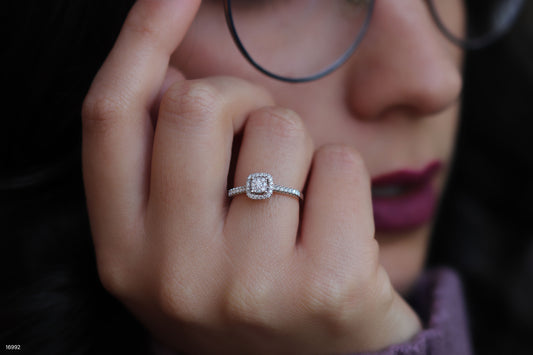 טבעת יהלום 92899