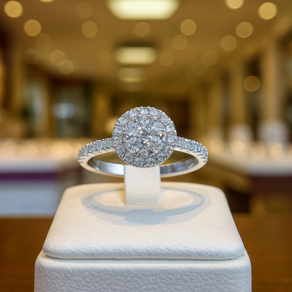 טבעת יהלום עיצוב קלאסי