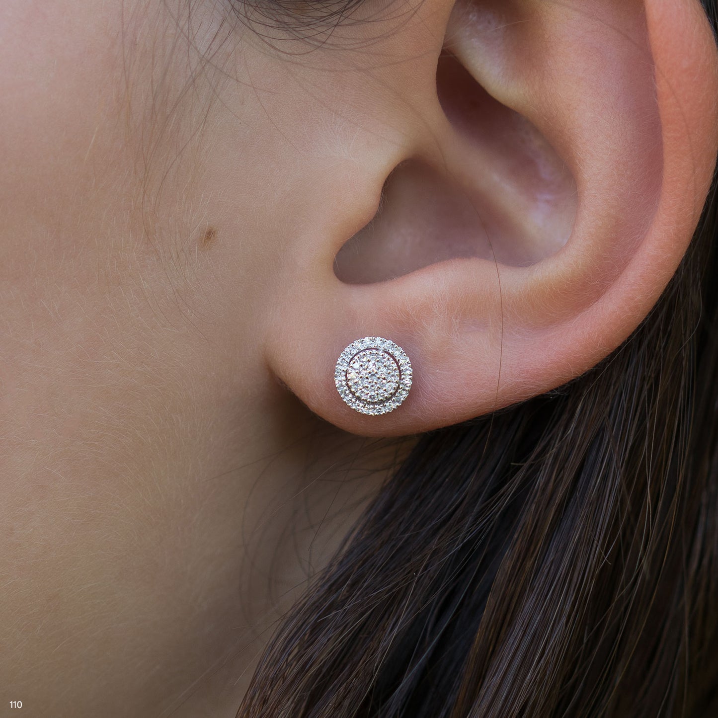 עגיל יהלומים 203524