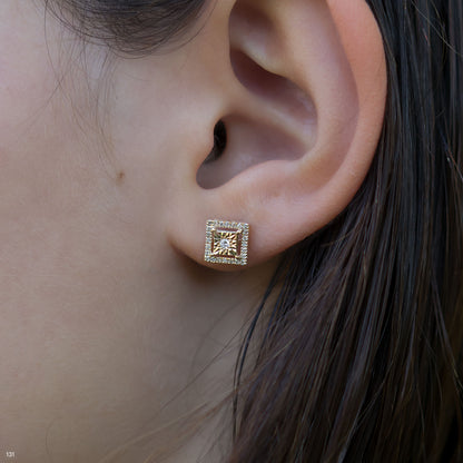 עגיל יהלומים 198616