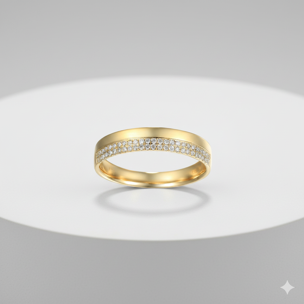 טבעת יהלום זהב מדהימה