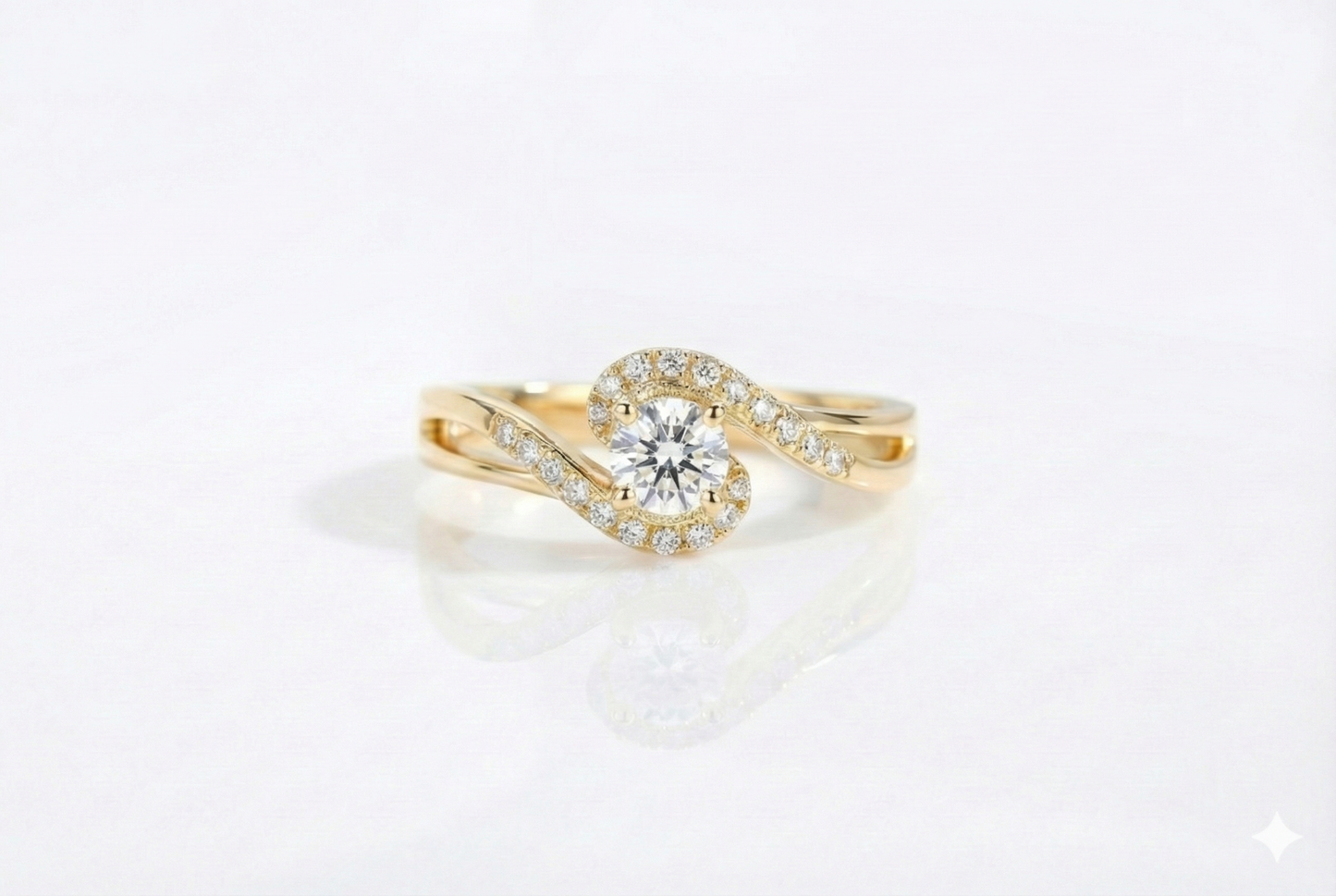 טבעת יהלום יין ויאנג