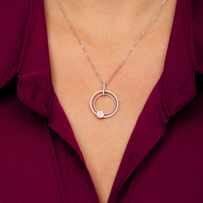 שרשרת יהלומים גיאומטרית 150803