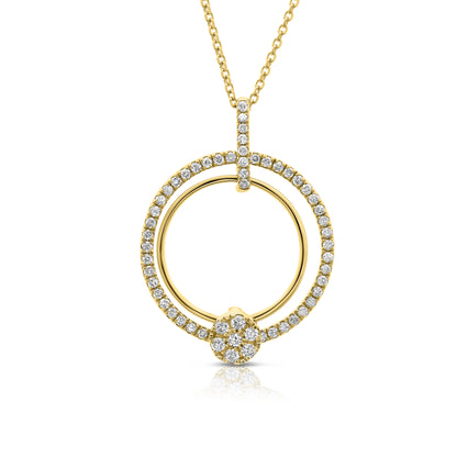 שרשרת יהלומים גיאומטרית 150803