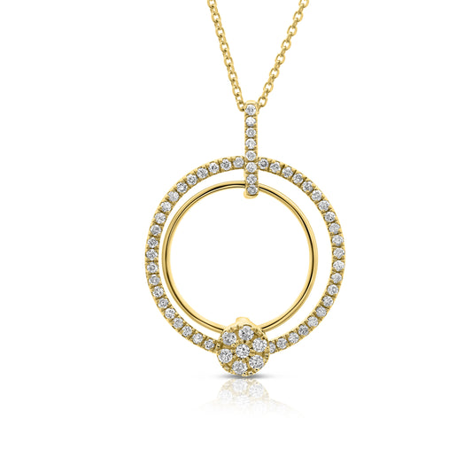 שרשרת יהלומים גיאומטרית 150803