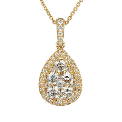 שרשרת עם תליון יהלומים