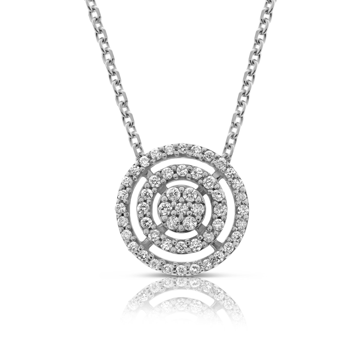 שרשרת יהלום עגולה 170315