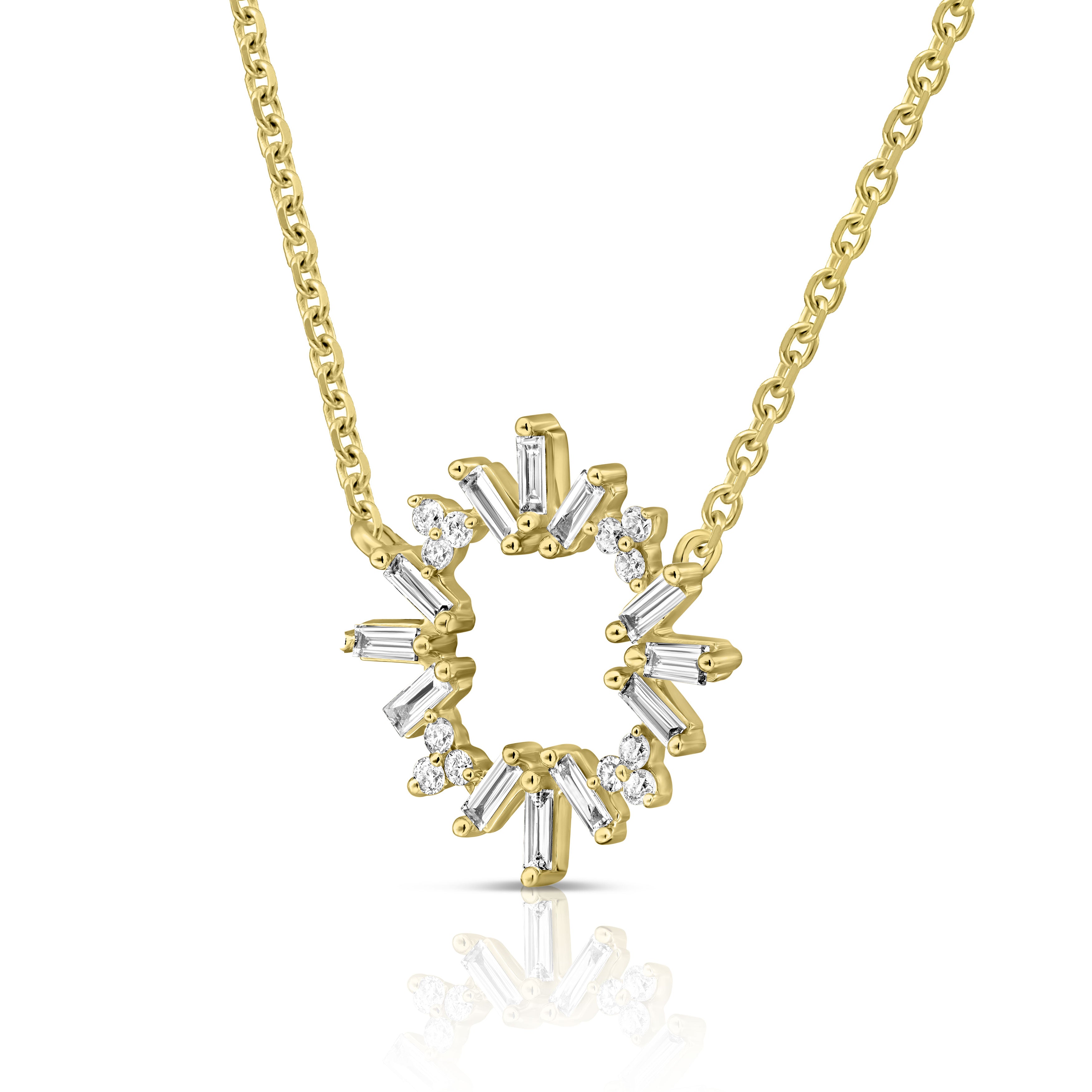 צמיד זהב עם תליוני כוכב זוהר הכוללים אבני חן דיאמנט