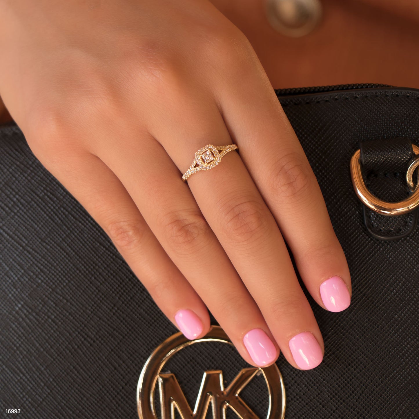 טבעת יהלום 27348