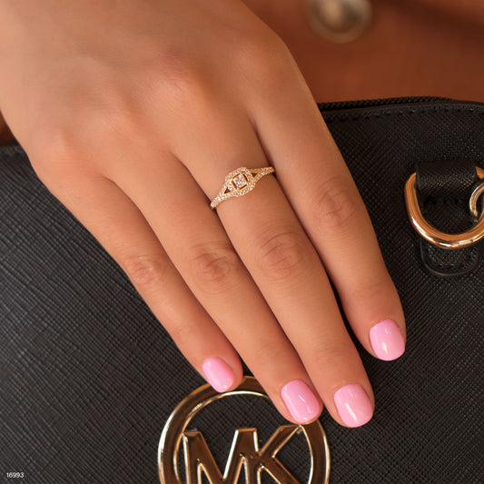 טבעת יהלום 27348