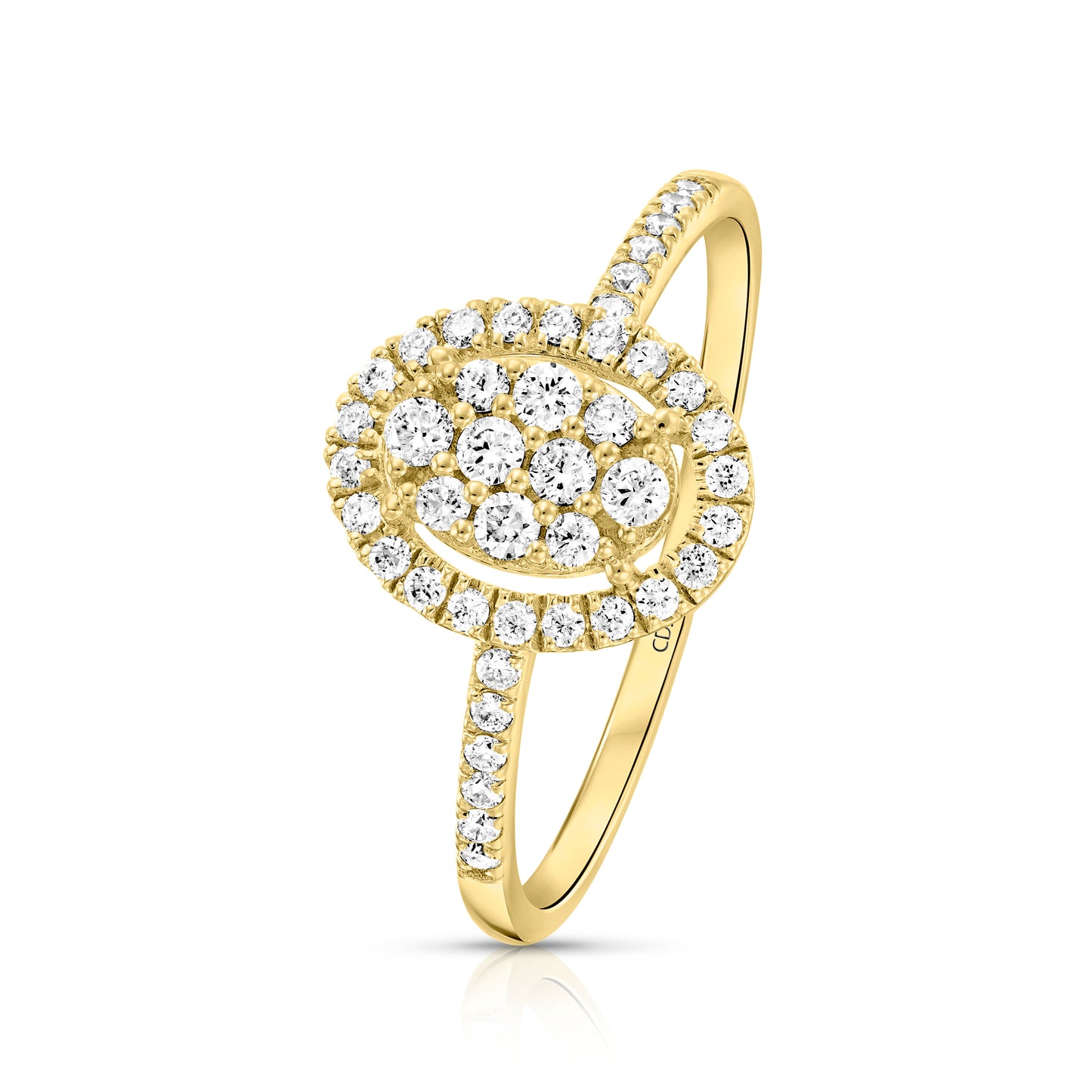 טבעת יהלומים 205087