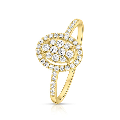 טבעת יהלומים 205087