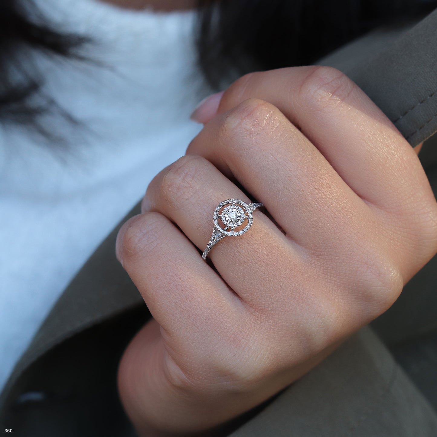 טבעת יהלום 97234