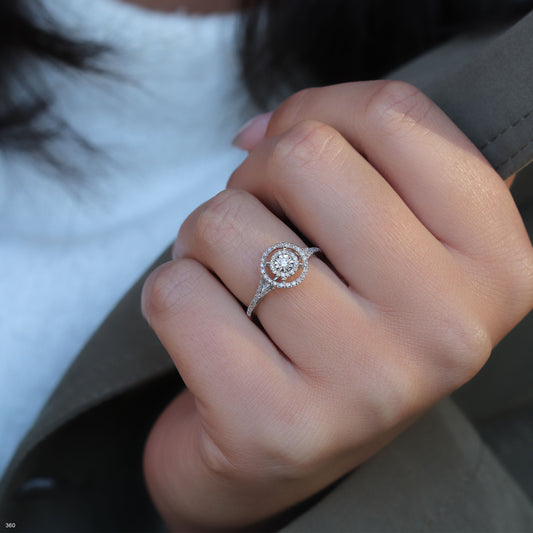 טבעת יהלום 97234