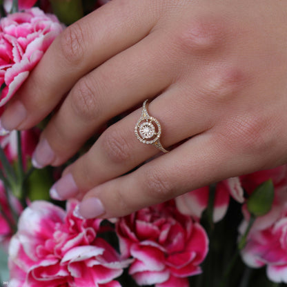 טבעת יהלום 97234