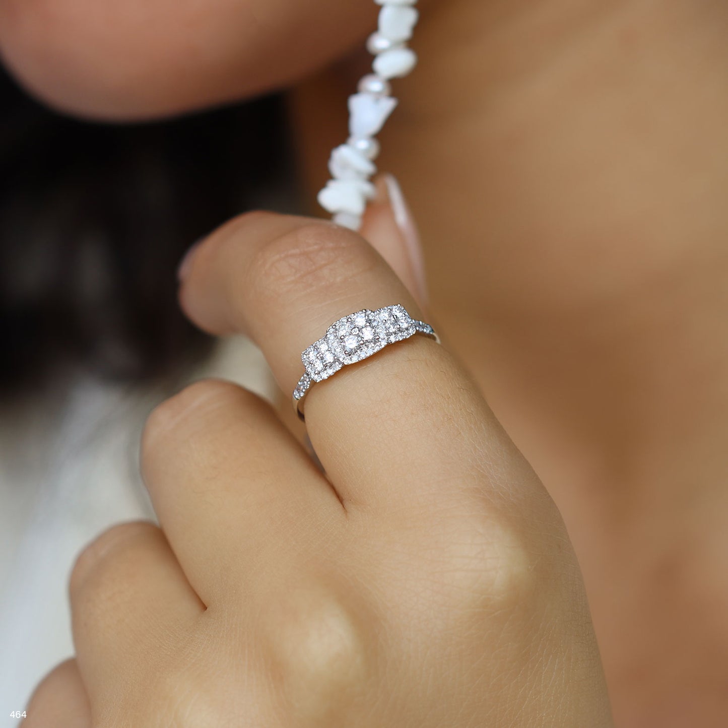 טבעת יהלומים 204383