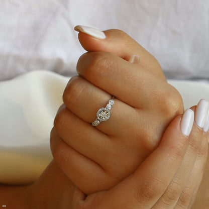 טבעת יהלומים 204454