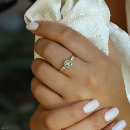 טבעת יהלומים 204454