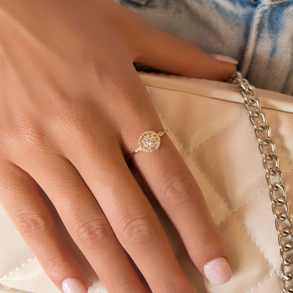 טבעת יהלומים 204378