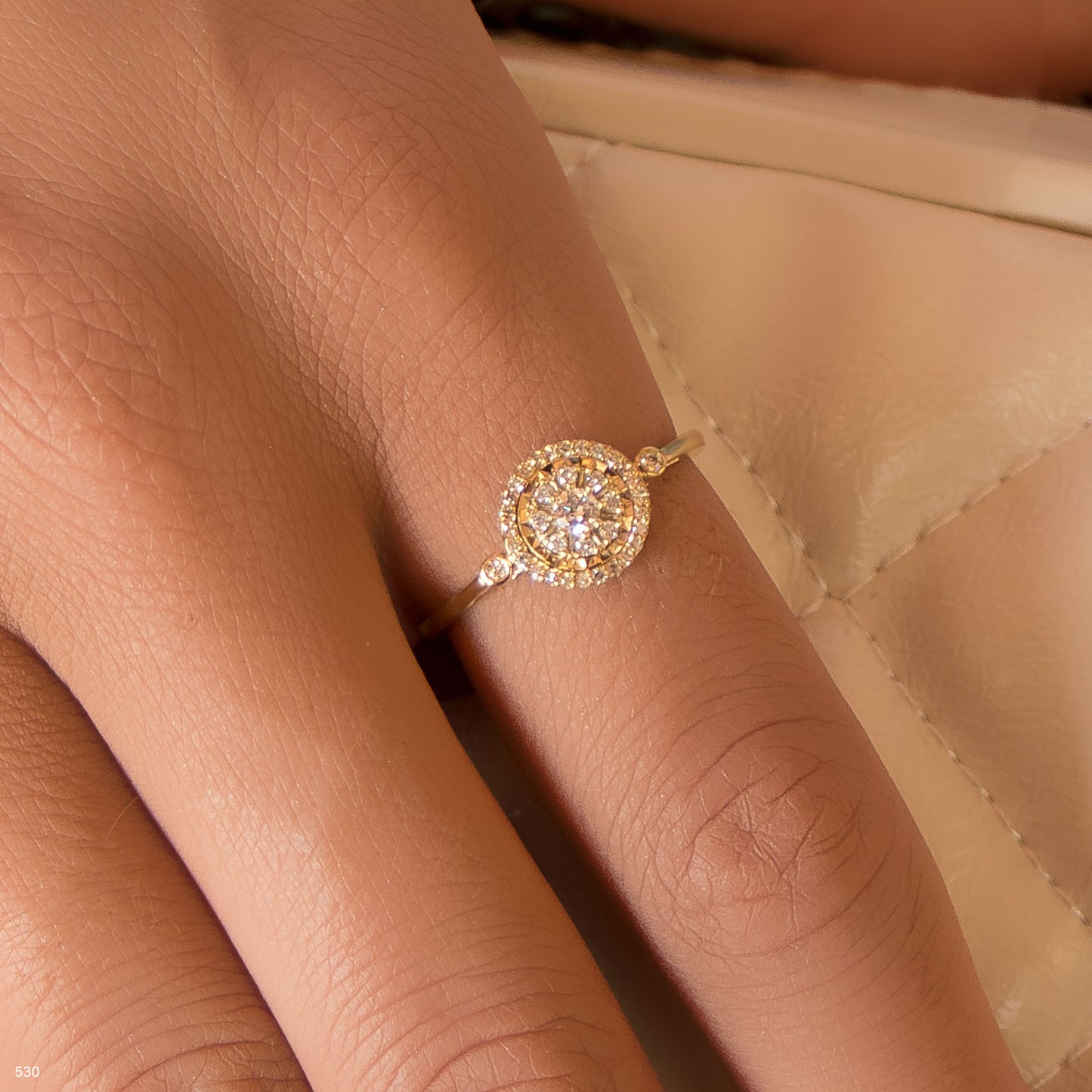 טבעת יהלומים 204378