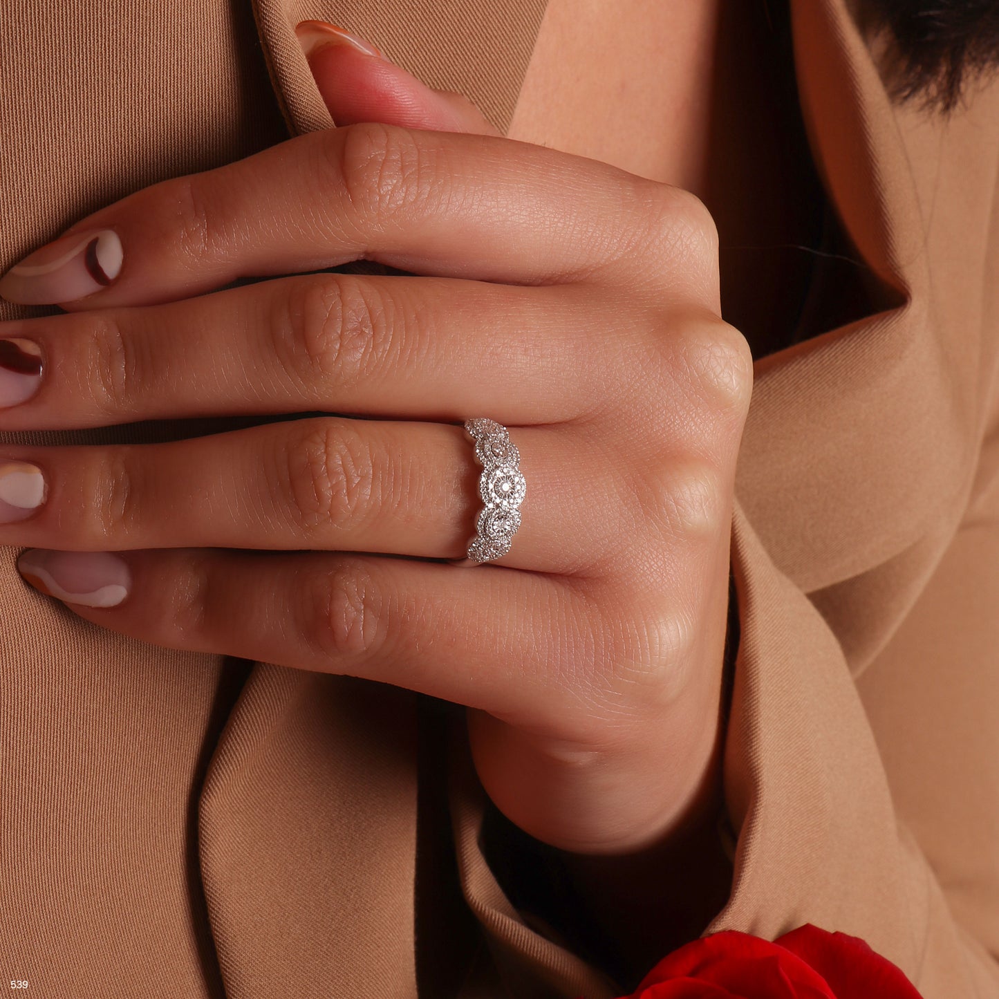 טבעת יהלום 137466