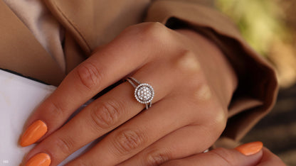 טבעת יהלום 153981