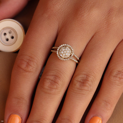 טבעת יהלום 153981