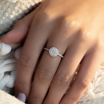 טבעת יהלומים 147628