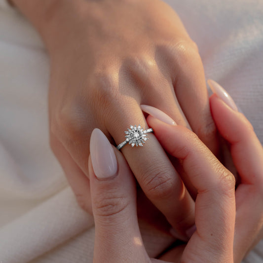 טבעת יהלומים 145138