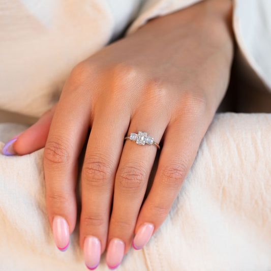 טבעת יהלומים 199559