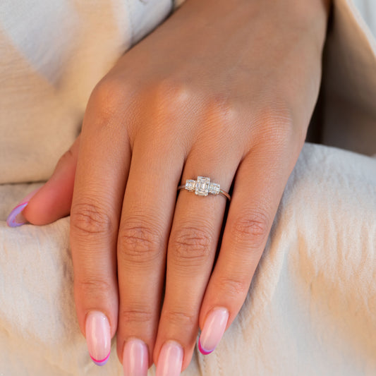 טבעת יהלומים 199559