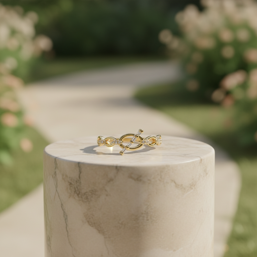 טבעת יהלום 673345