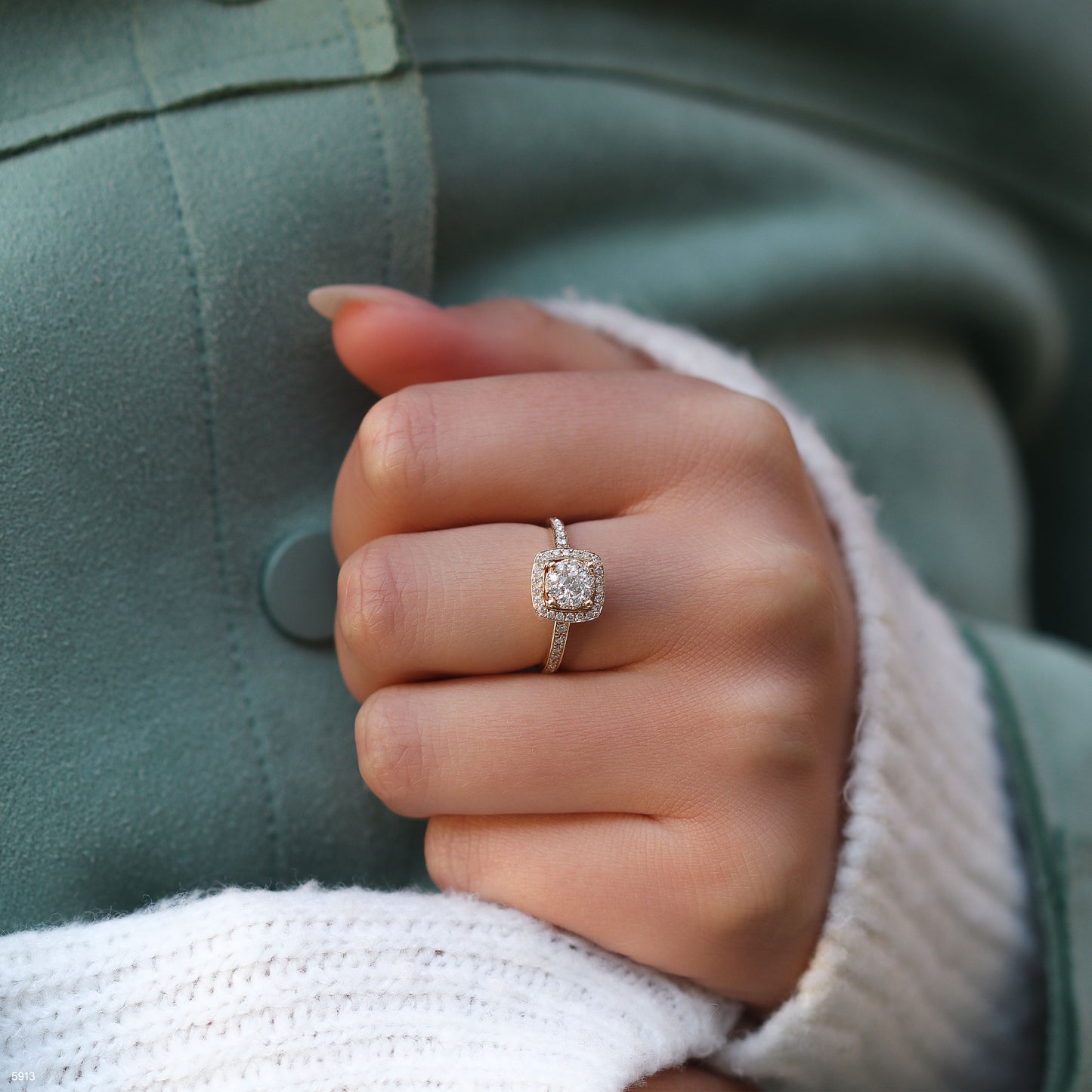 טבעת יהלום 26242