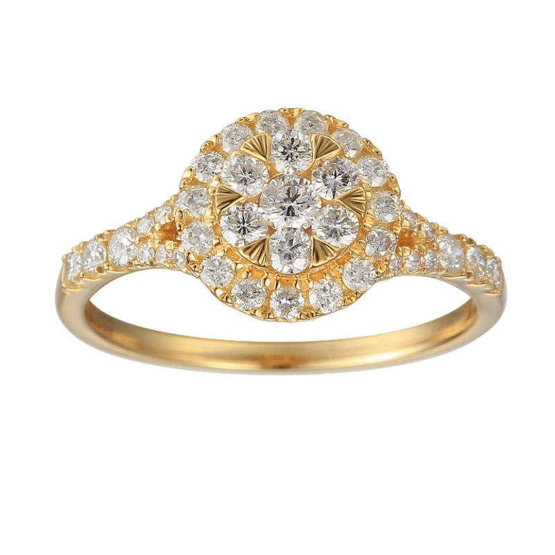 טבעת יהלומים מעוצבת