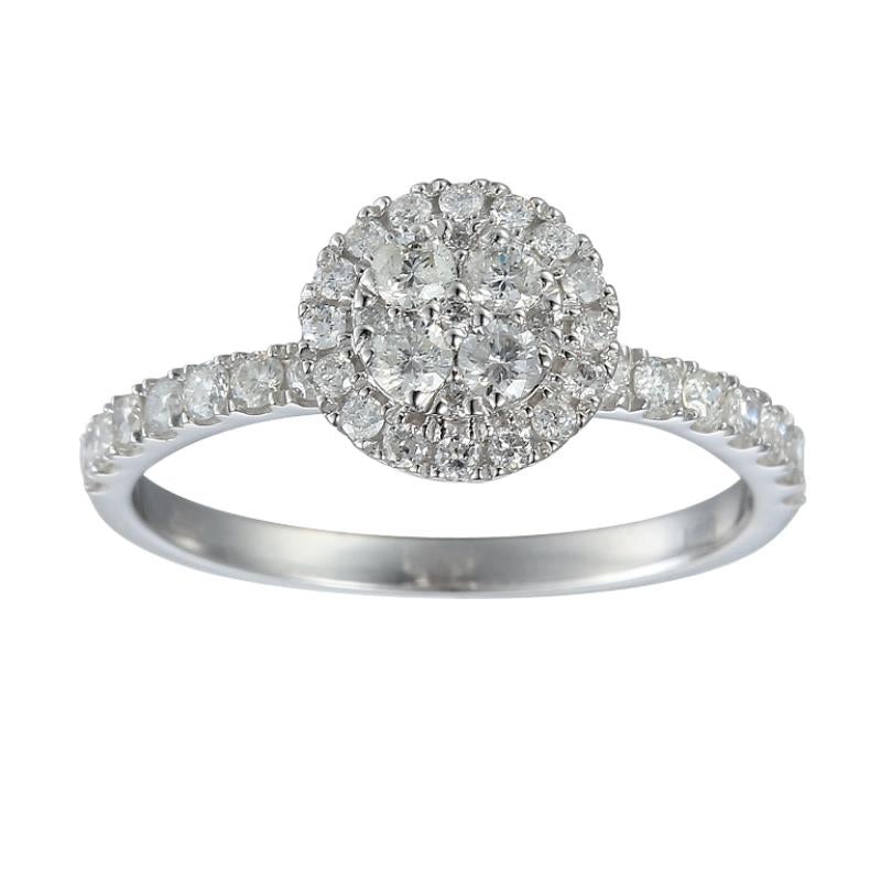 טבעת יהלום עיצוב קלאסי