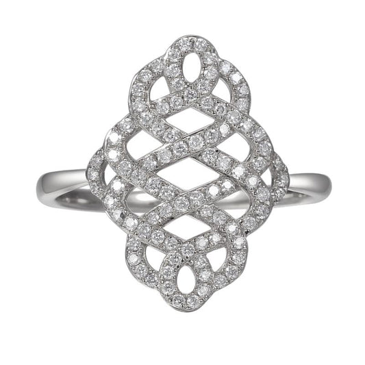 טבעת יהלומים עיצוב אינפיניטי