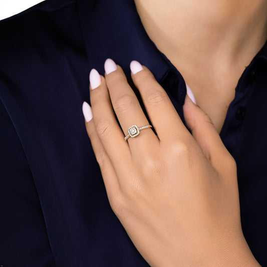 טבעת יהלום 92899