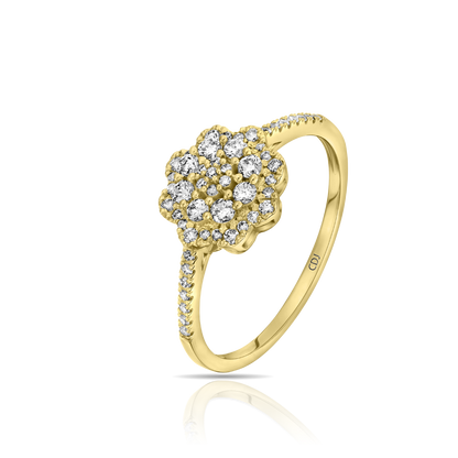 טבעת יהלומים 204989