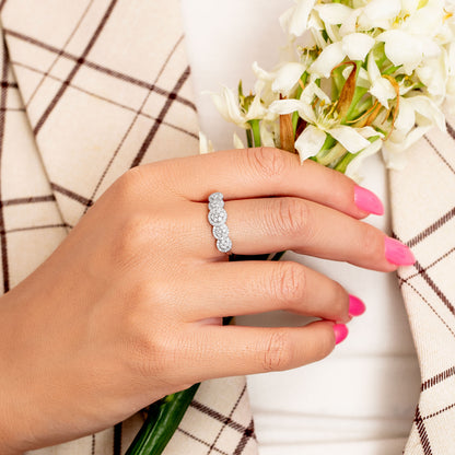 טבעת יהלומים 203345