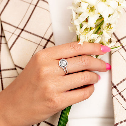 טבעת יהלום 153981