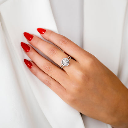 טבעת יהלום 153981