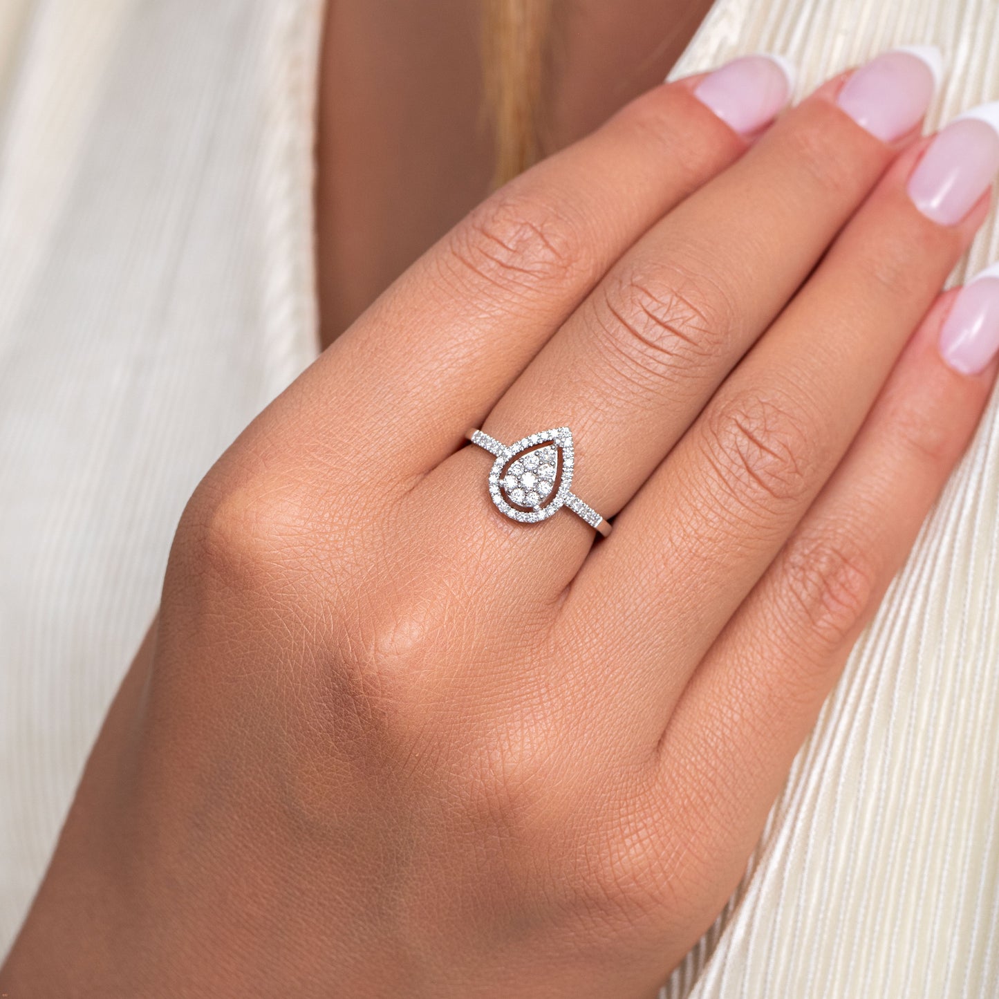 טבעת יהלום 134669