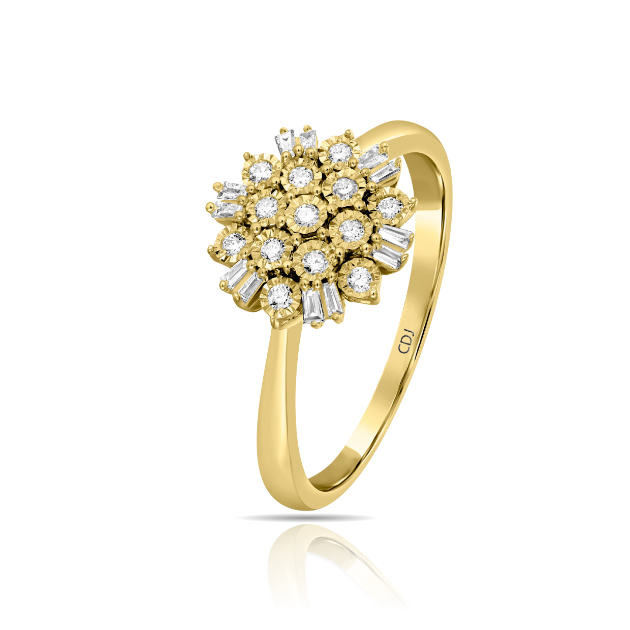 טבעת יהלומים 206094