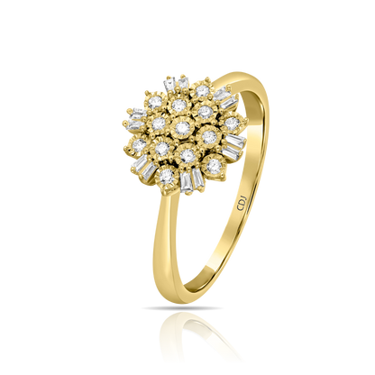 טבעת יהלומים 206094