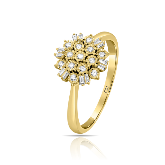 טבעת יהלומים 206094